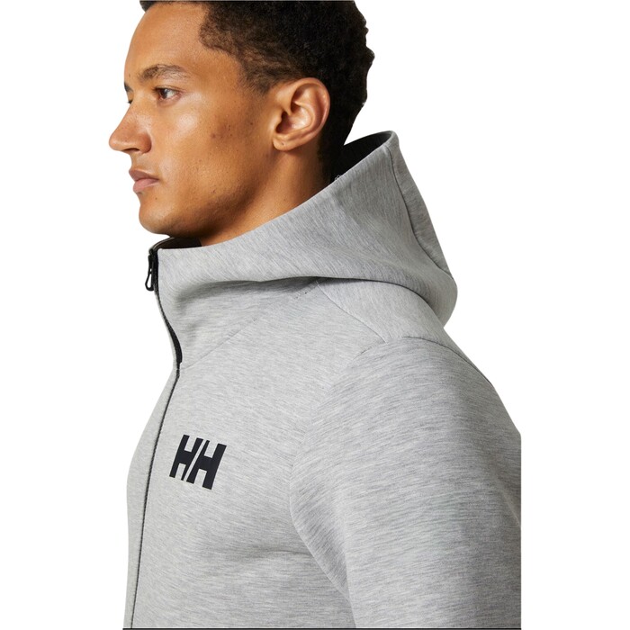 2024 Helly Hansen Mens HP Ocean Sailing Full Zip Jacket 34264 - Grey Melange